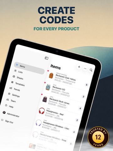 Scan Me: Product QR Codes iPad screenshot