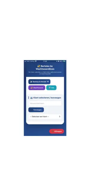Wachtwoordkluisapp screenshot 3
