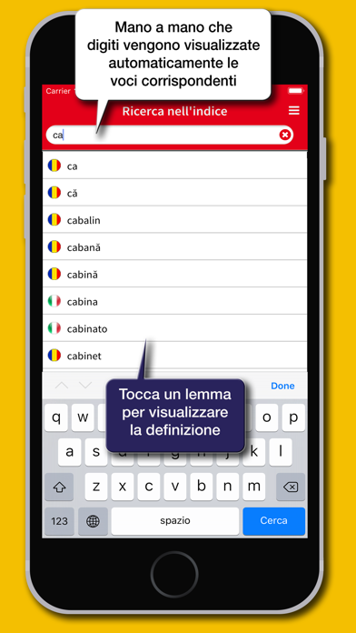 Screenshot #2 pour Dizionario Romeno Hoepli