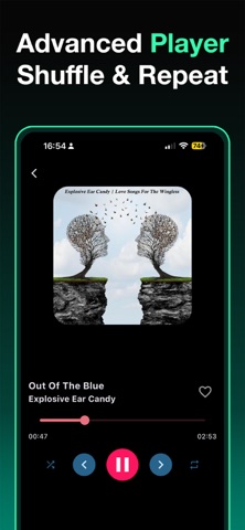 Tubix Music - Music Player iPhone screenshot 5