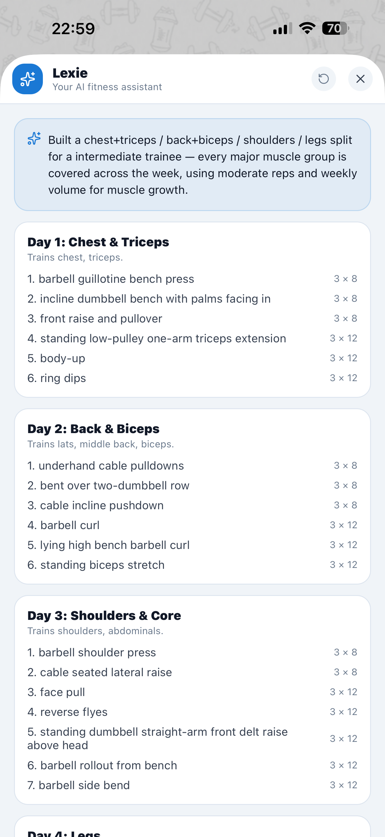 MyFitControl screenshot 4