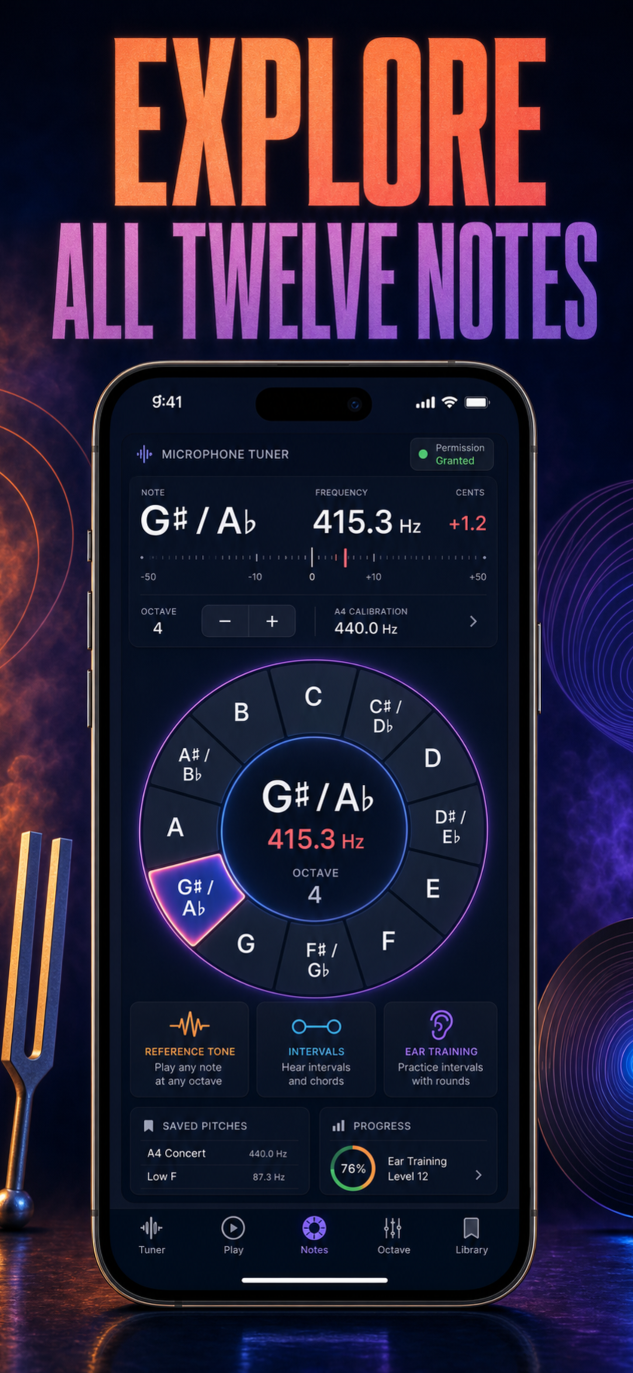Pitch Pipe: Reference Tone screenshot 5
