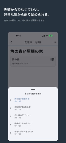 順路帳 - 新聞配達の引き継ぎと分担 screenshot 1