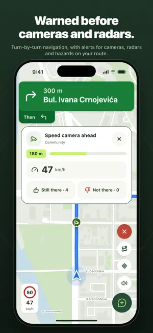 RadarNav: Safe Driving Alerts screenshot 3