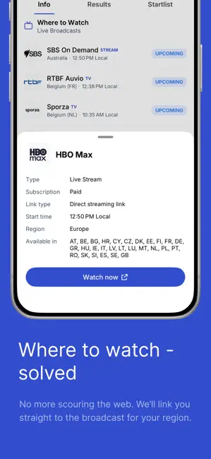 Radial — Pro Cycling iPhone screenshot 2
