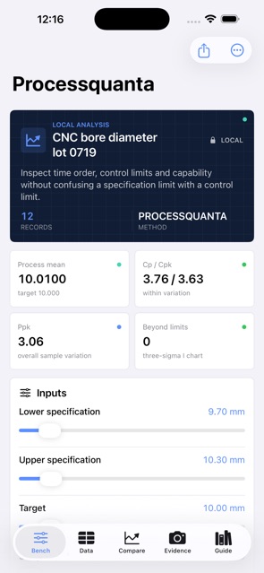 Processquanta: SPC Lab screenshot 1