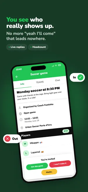 Footinho screenshot 2