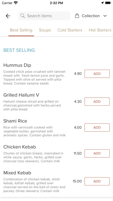 Yara Restaurant Altrincham Screenshot