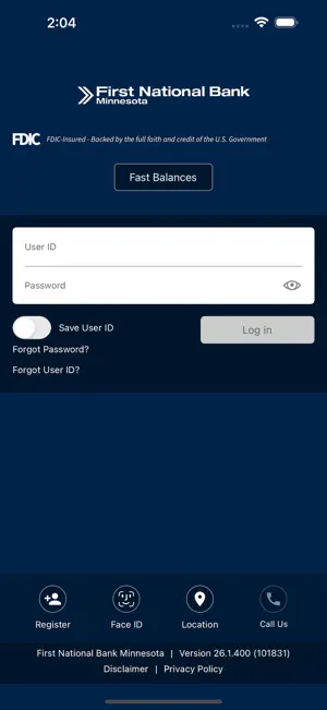 First National Bank MN Mobile screenshot 2