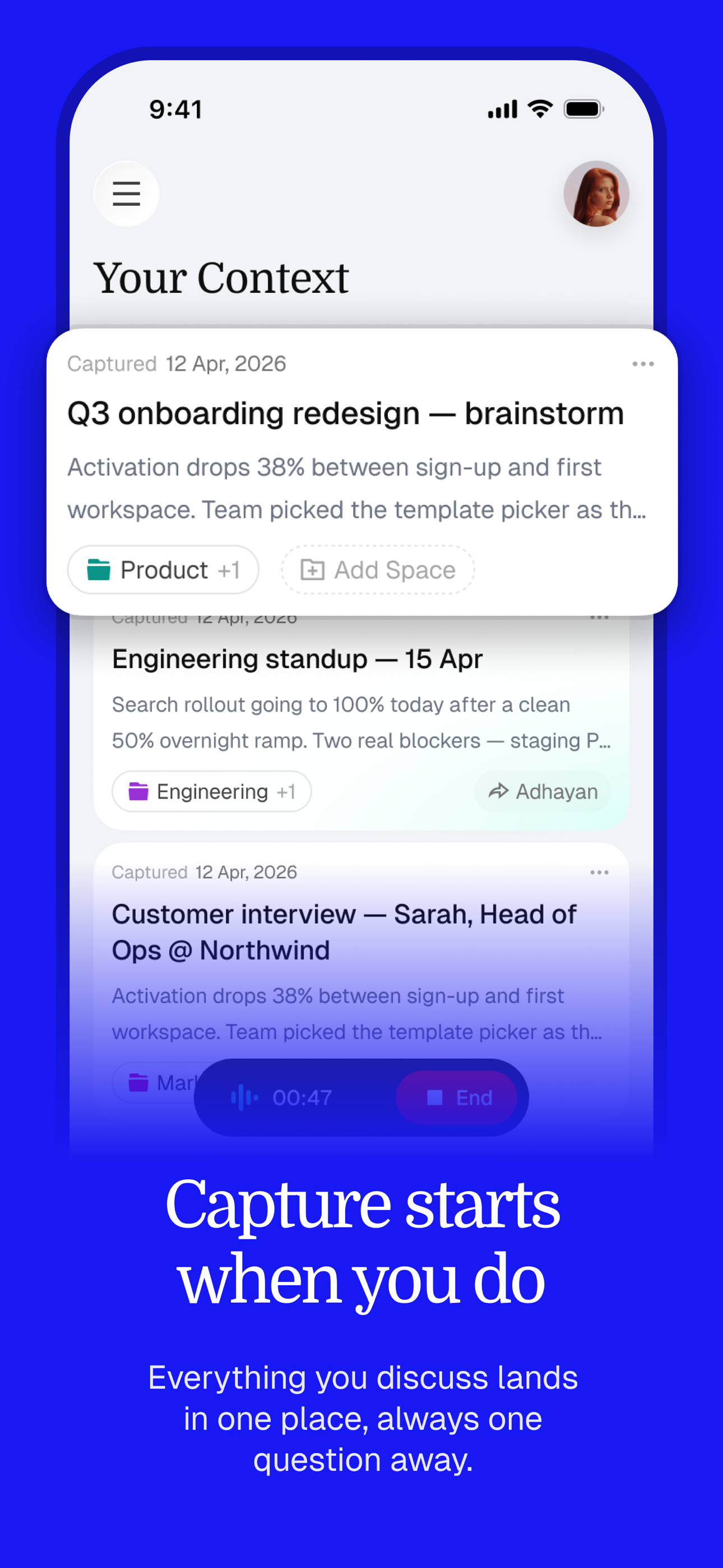 Trace: Context OS screenshot 5