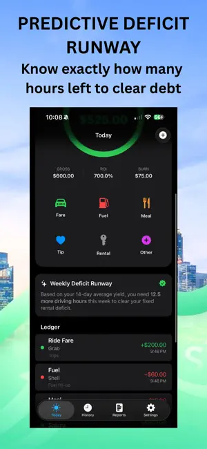 Daily Cashflow:Driver & Budget screenshot 3