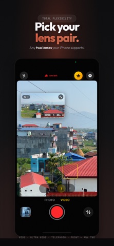 Dual Shot Recorder Camera App screenshot