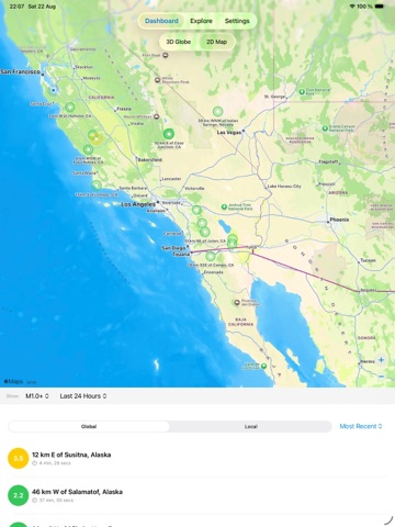 TerraQuake iPad screenshot 2