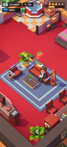 Idle Hotel Kingdom Tycoon iPhone screenshot