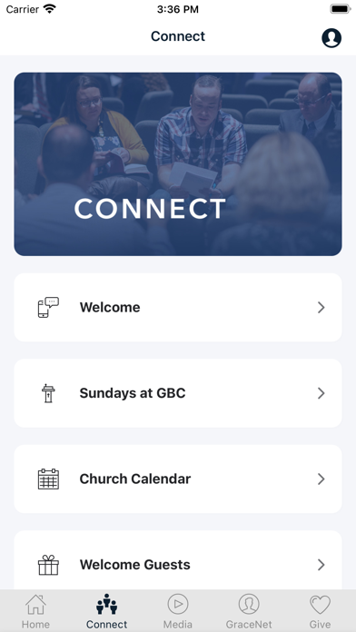 Grace Bible Church Bakersfield iPhone screenshot 2 - Lifestyle app