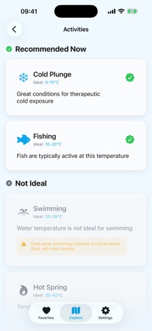 Water Temperatures screenshot