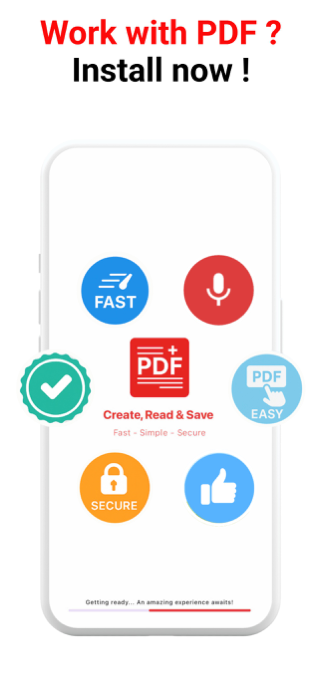 PDF Reader, Editor & Scanner + Screenshot 1 of 9
