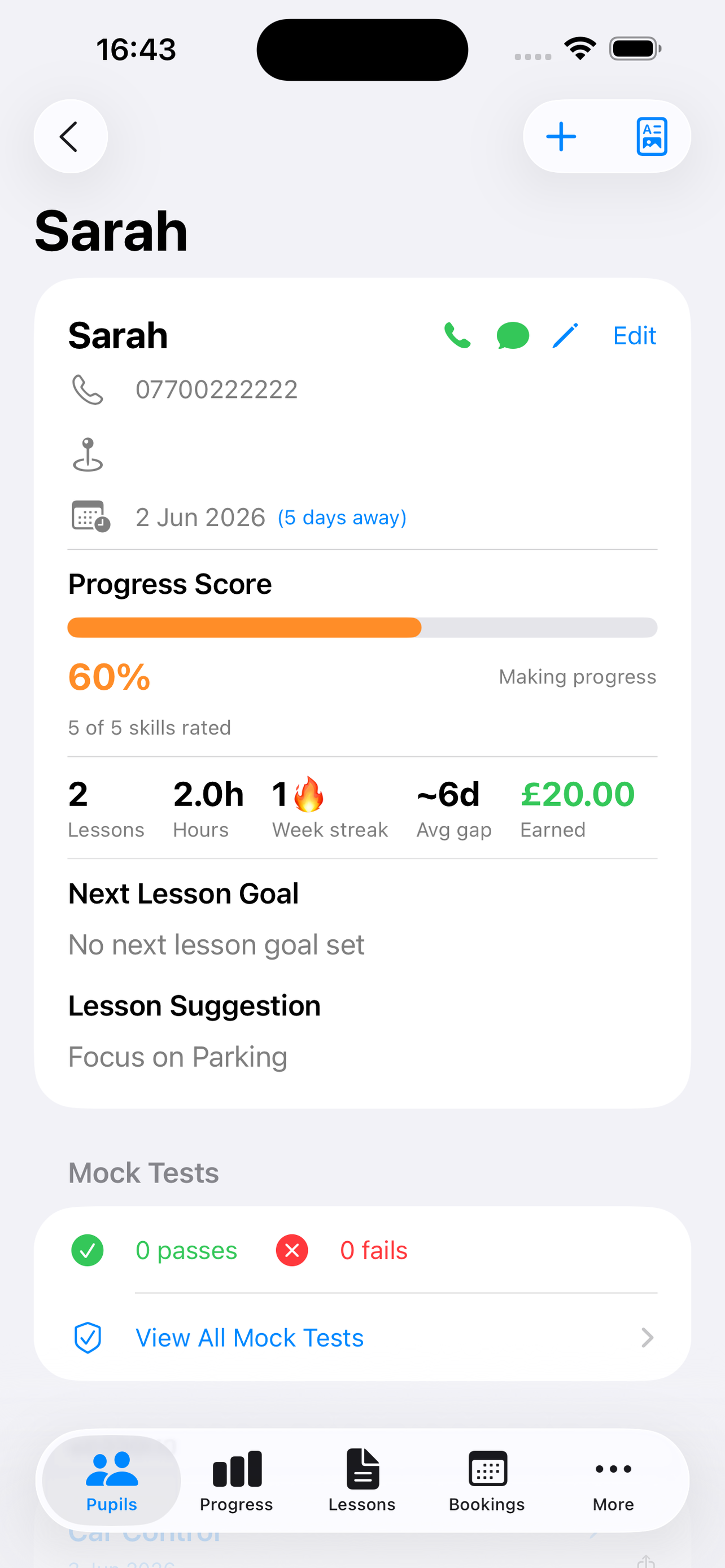 ADI Tracker:Driving Instructor screenshot 3