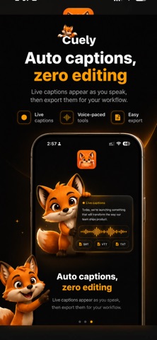 Cuely - Teleprompter iPhone screenshot