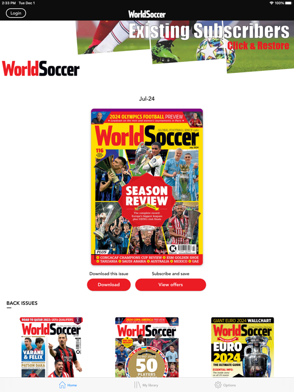 Screenshot #4 pour World Soccer Magazine