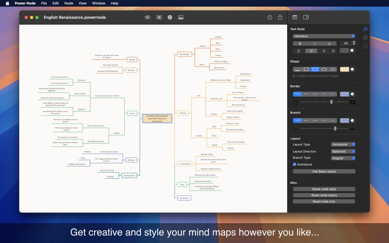 Power Node - Mind Map screenshot