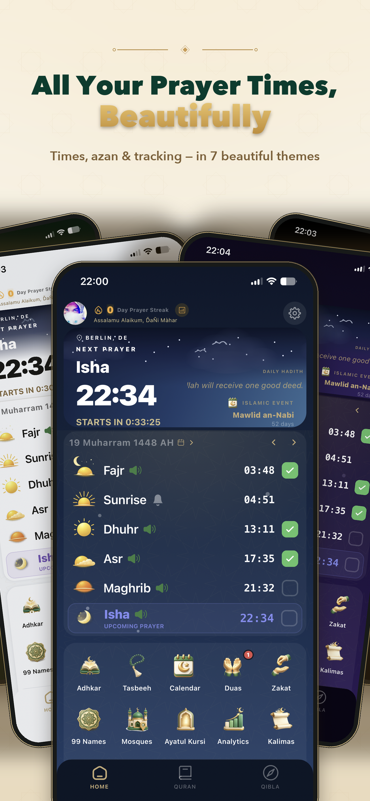 Muslim Now: Prayer Times,Quran screenshot 2