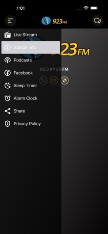 KYUS-FM iPhone screenshot