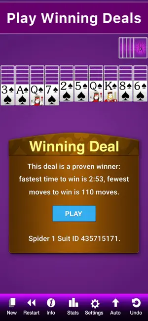Spider Solitaire screenshot 5