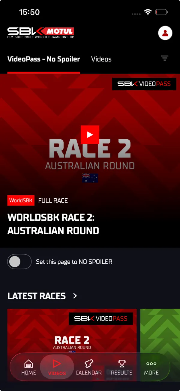 Screenshot #2 pour WorldSBK