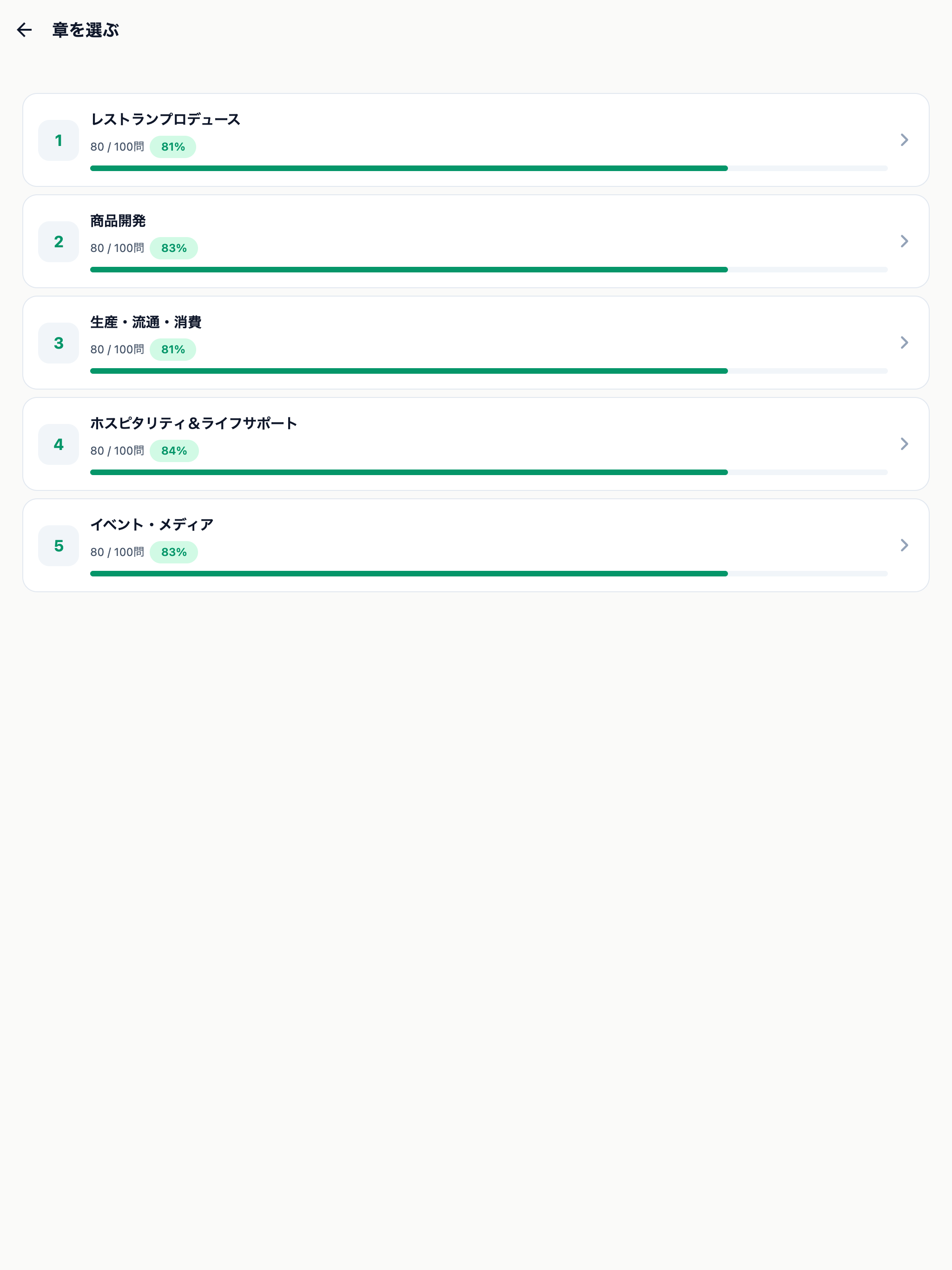 フードコーディネーター2級対策 screenshot 7