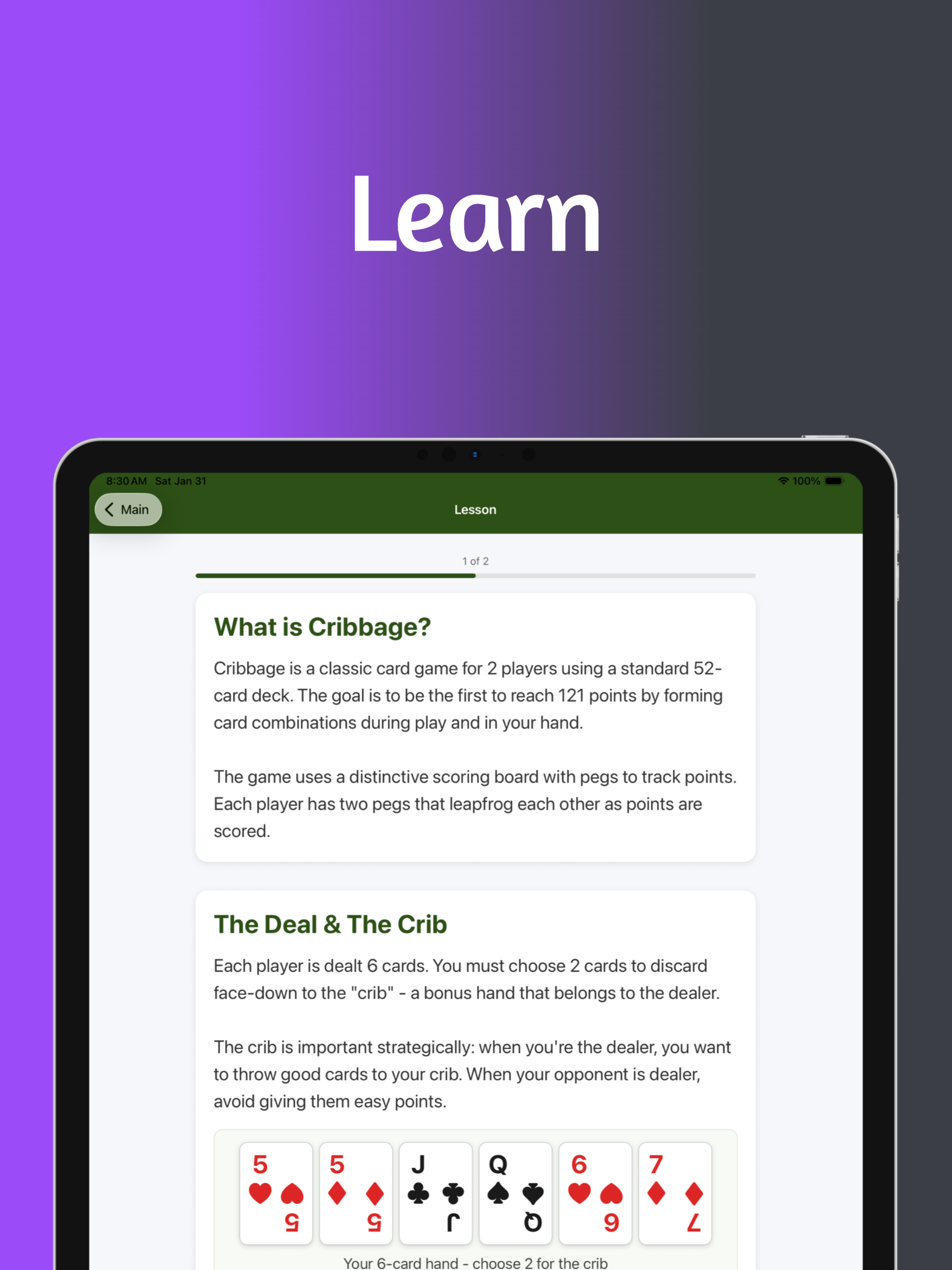 Cribbage - Play & Learn