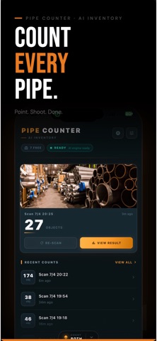 Pipe Counter: AI Counting Screenshot 1 of 8