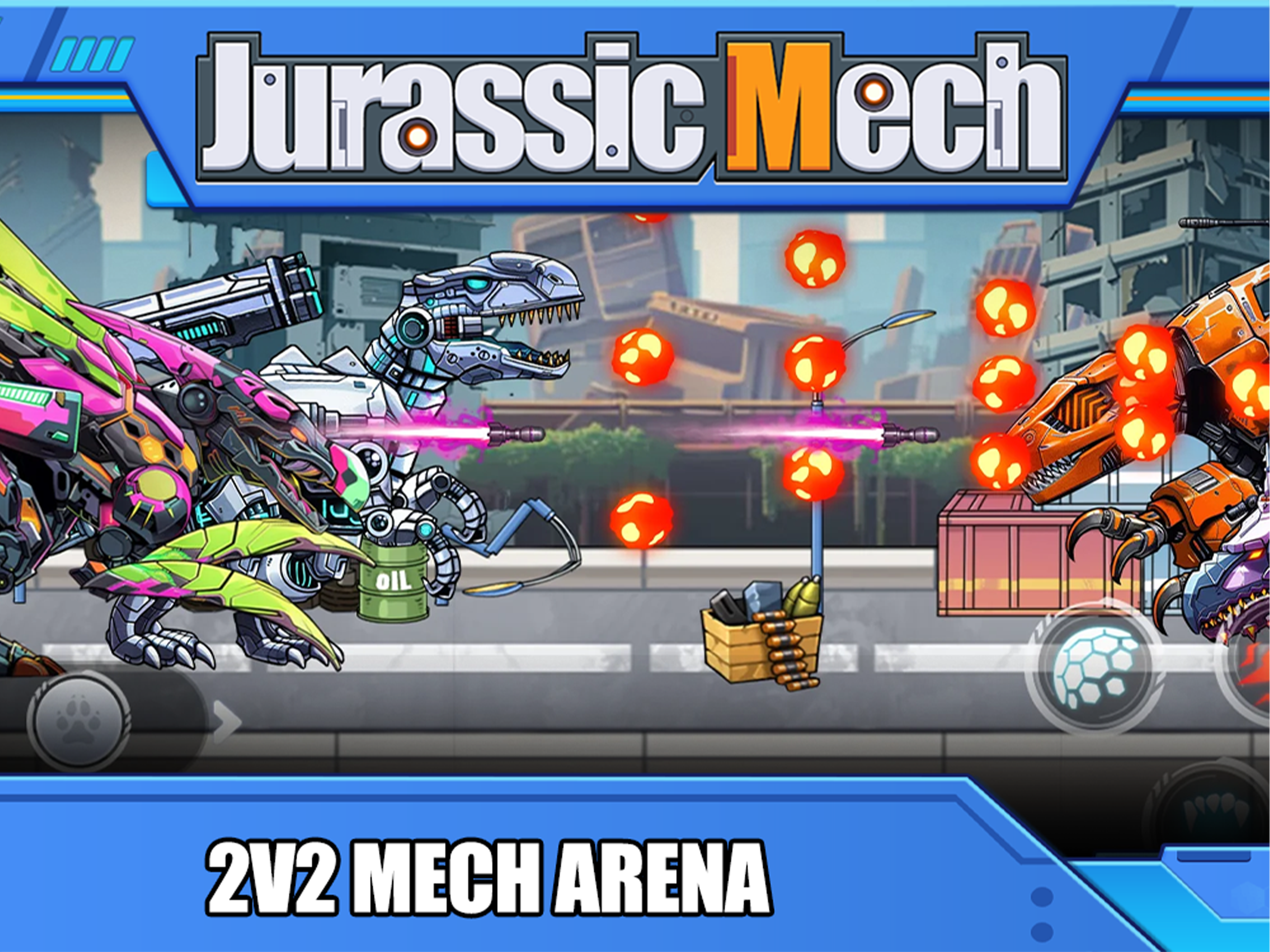Jurassic Mech: Dinosaur War screenshot 8