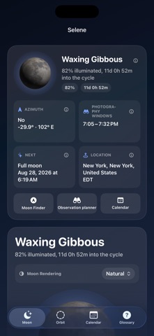 Selene Moon Calendar screenshot 1