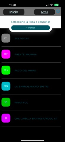 Autobuses Chiclana screenshot