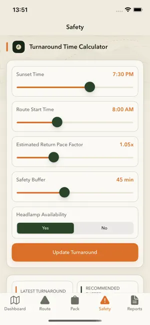 Trail Estimator iPhone screenshot 4