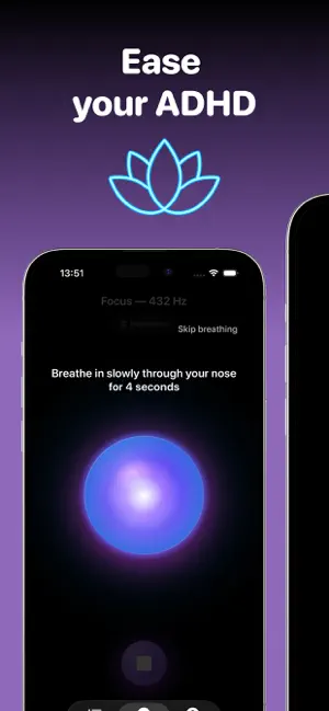 432 hz Frequency: Focus Sounds screenshot 3