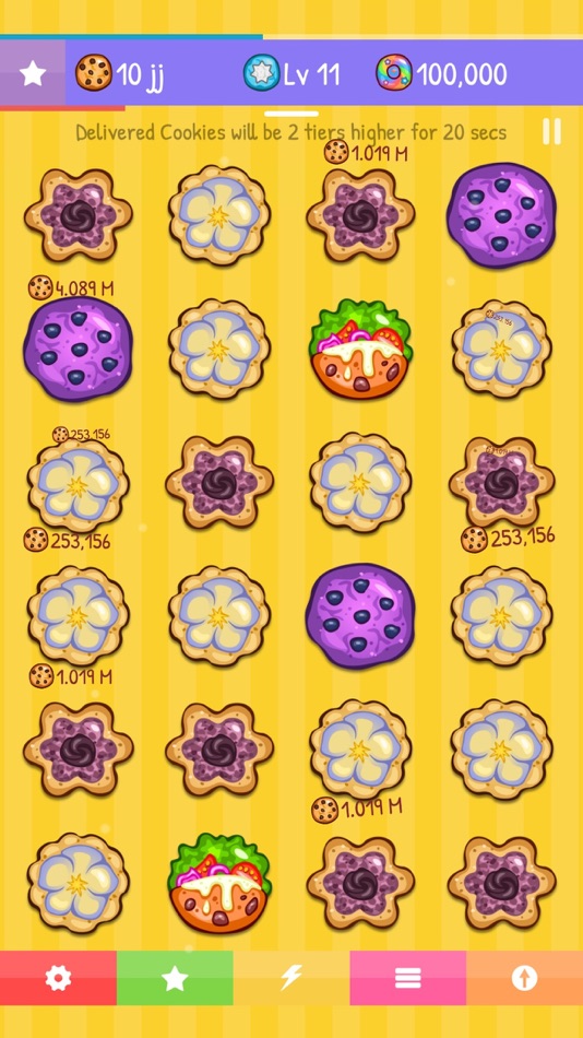#4. Merge Cookies - Idle Match (iOS) 由: PIXELCUBE STUDIOS INC.