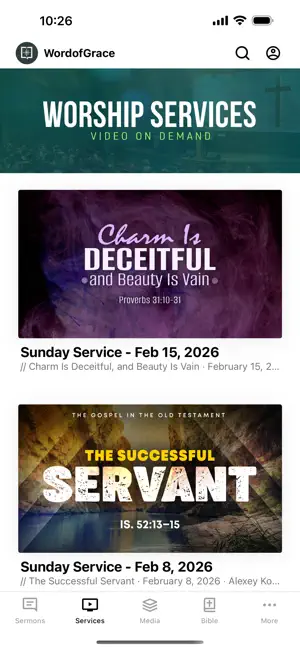 Word of Grace Bible Church App screenshot 2