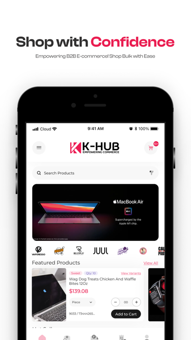 KHUB E-commerce Screenshot