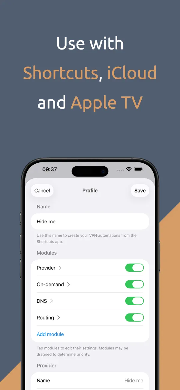 Passepartout, VPN Client Screenshot 3