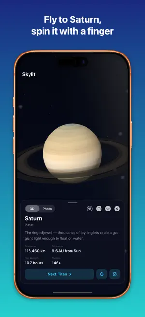 Skylit: Night Sky & Planets screenshot 2
