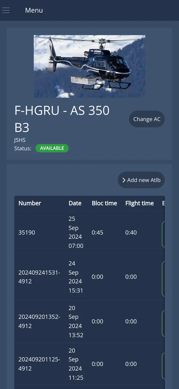 Screenshot #2 pour eLogBook-ADS