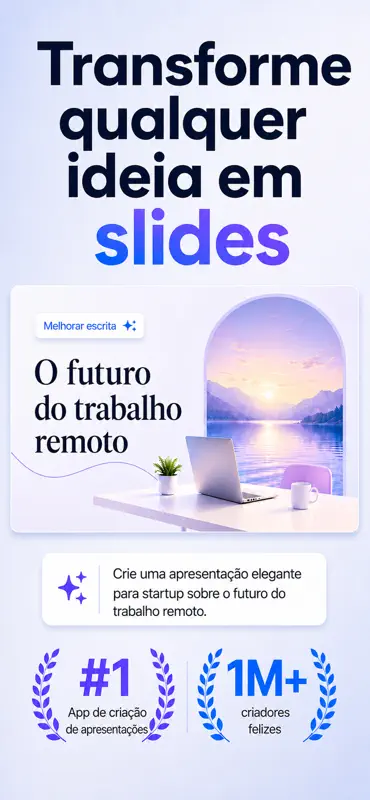 GammAI: Criador de Slides IA screenshot 1 of 4