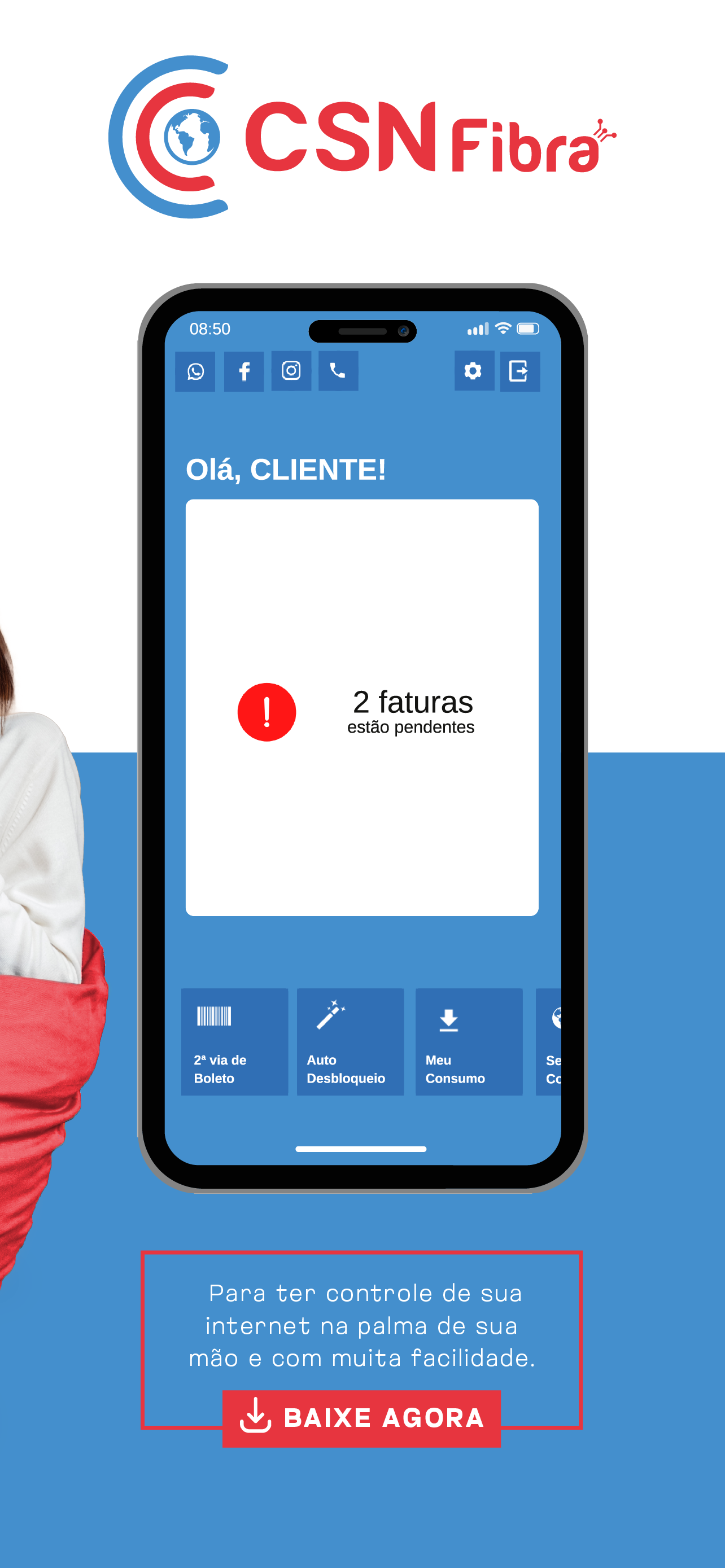 Minha CSN Fibra screenshot 2