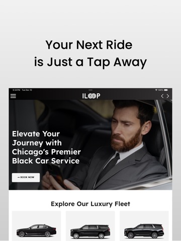 Iloop Black Car iPad screenshot