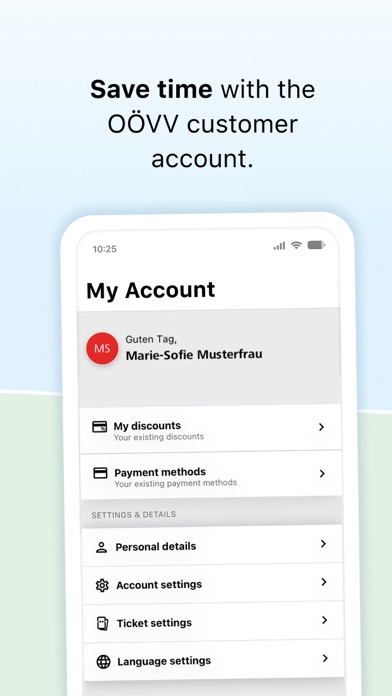 OÖVV Ticket-App Screenshot