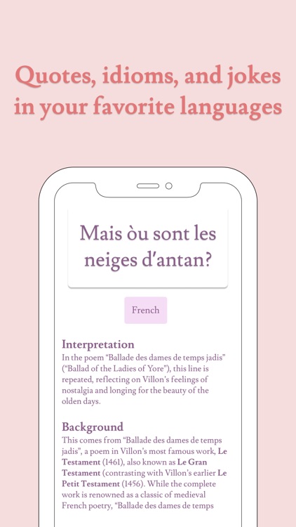 Pearls: Language Quotes