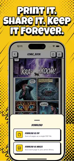 Captura de pantalla de Crear Comics Manga - Comikaze en iPhone 6