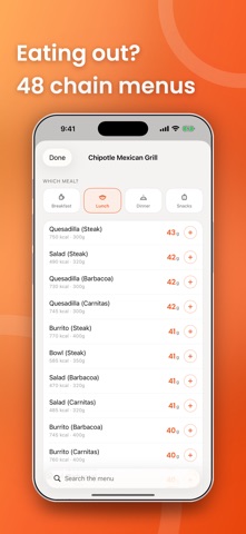 Protein Calculator: GRAM Screenshot 4 of 5